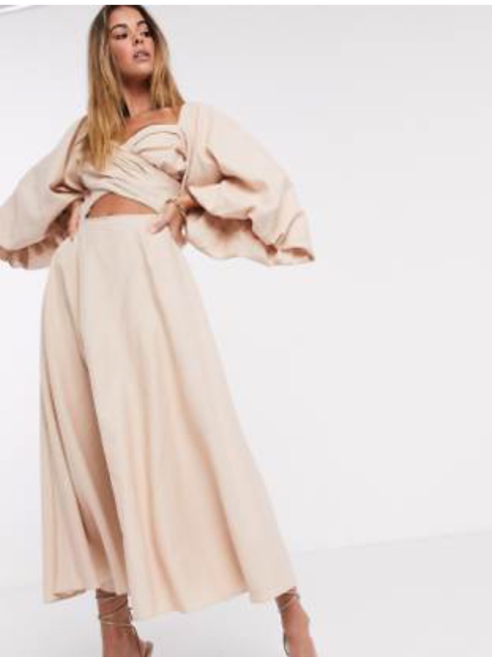 ASOS Pale Blush Camisole Dress